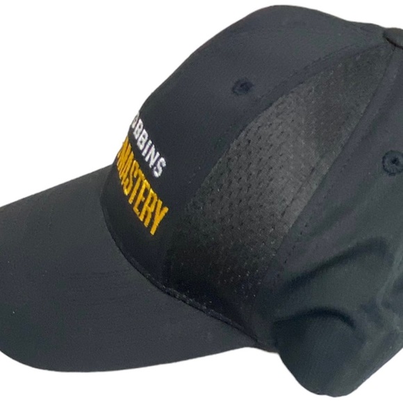 Port Authority Tony Robbins Business Mastery Baseball Hat Cap Black Gold White - Picture 5 of 8